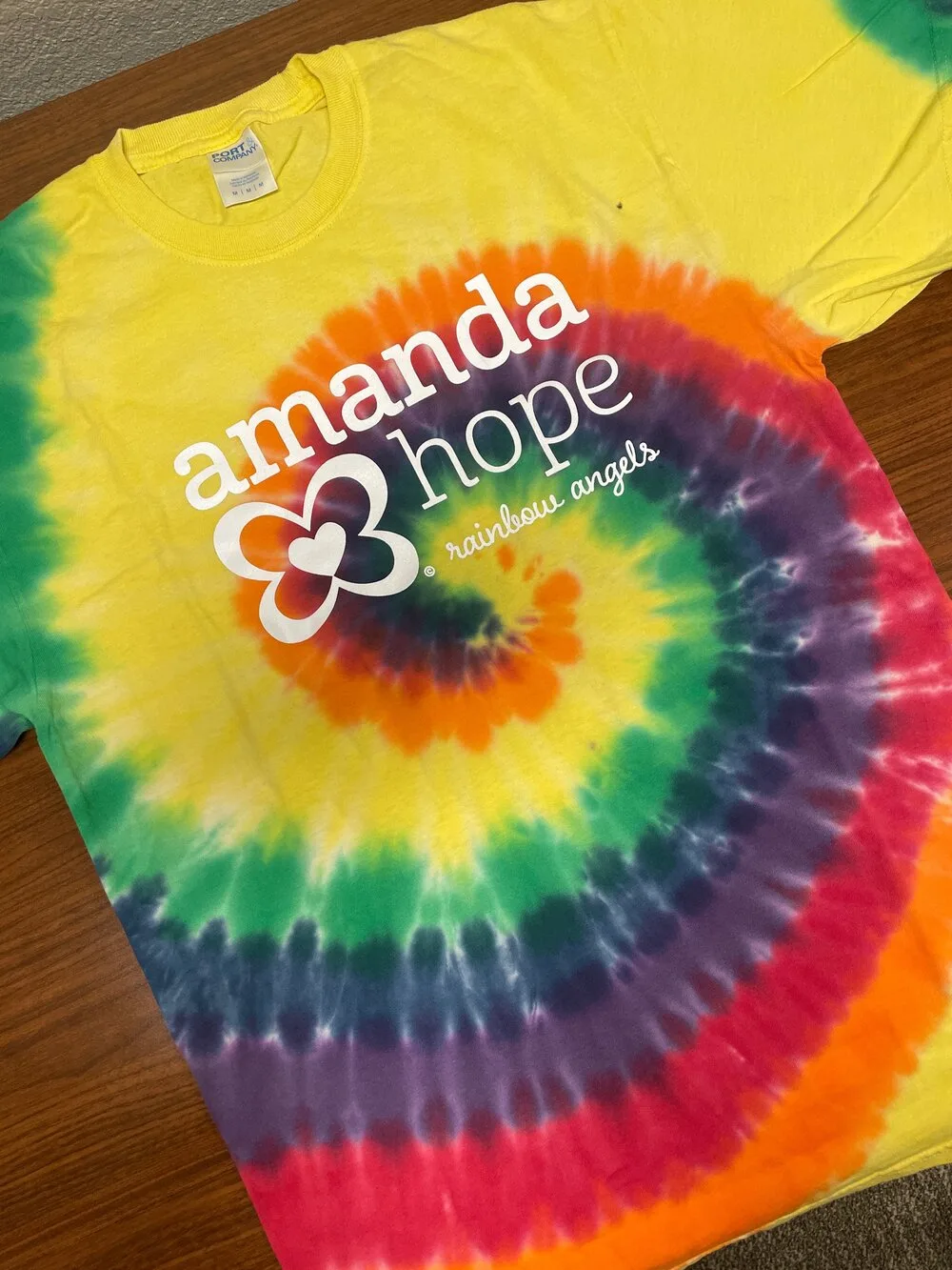 Amanda Hope Tie-dye Logo Short Sleeve Shirt