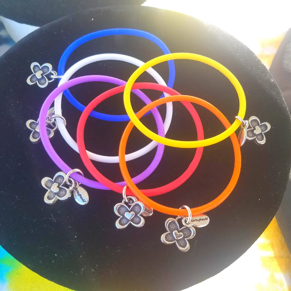 Silicone Charm Bracelet