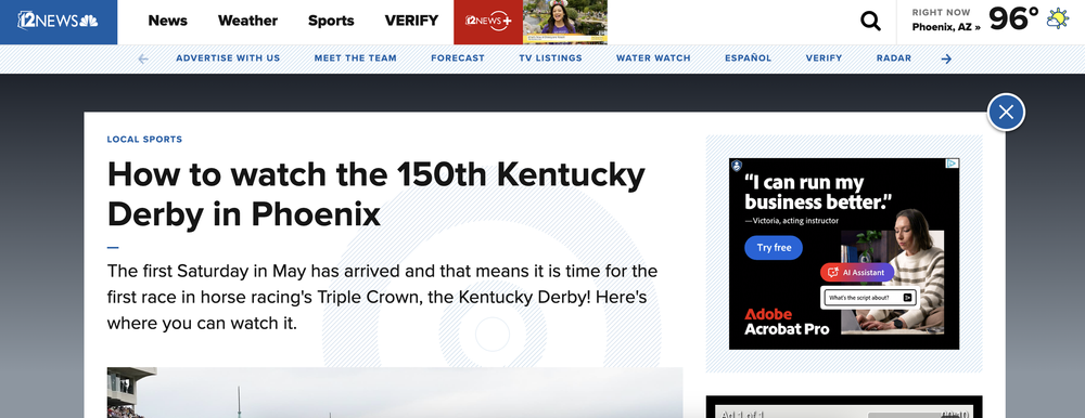 12 News guide to Kentucky Derby watch parties in the Valley, including a benefit for Amanda Hope Rainbow Angels